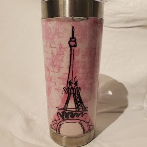 Paris Themed 20 oz Tumbler